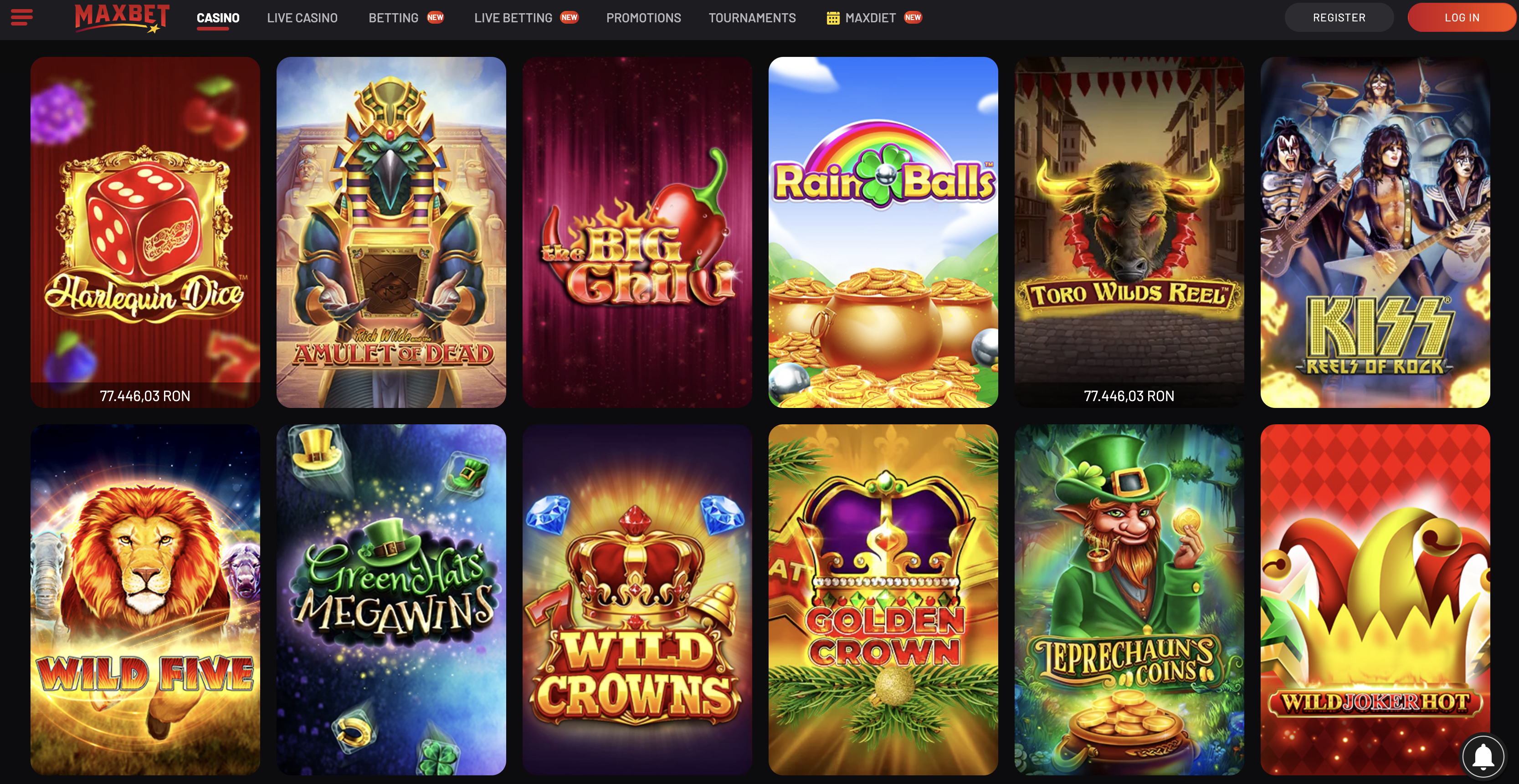 Слоти Максбет